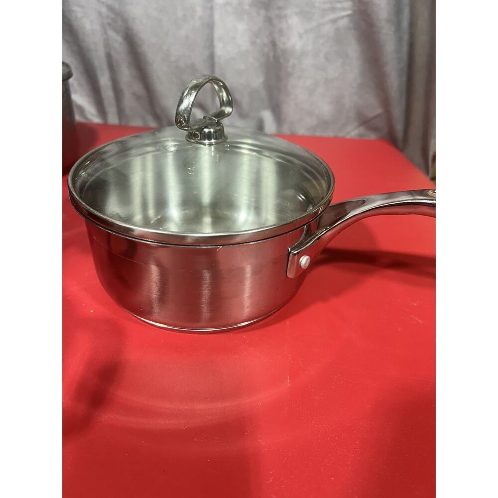 Chantal SLIN 35-162 Stainless Steel 2 Quart Qt Saucepan With Lid